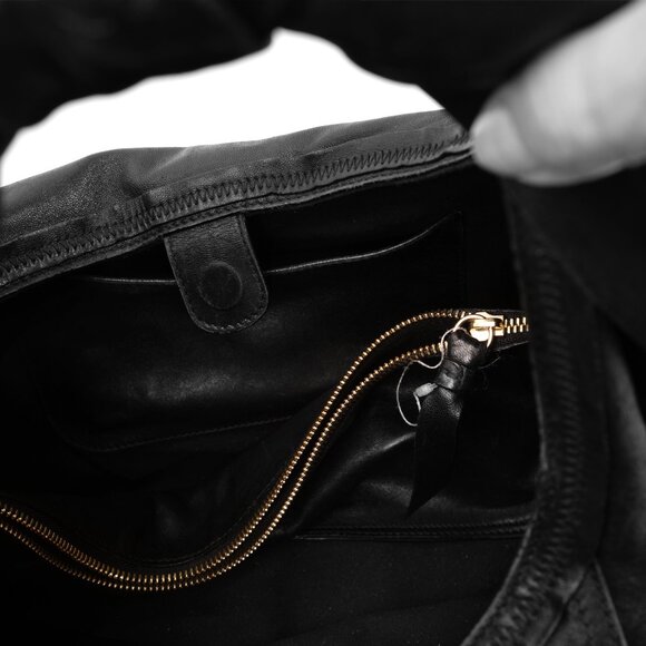 Nina Ricci Black Leather Hobo/Shoulder Bag - Picture 4 of 11